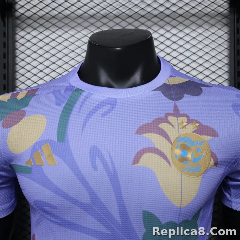 23/24 Algeria Special Jersey Purple Player Version - detail