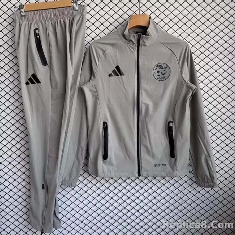 2026 Algeria Windbreaker Jackets Set-Grey