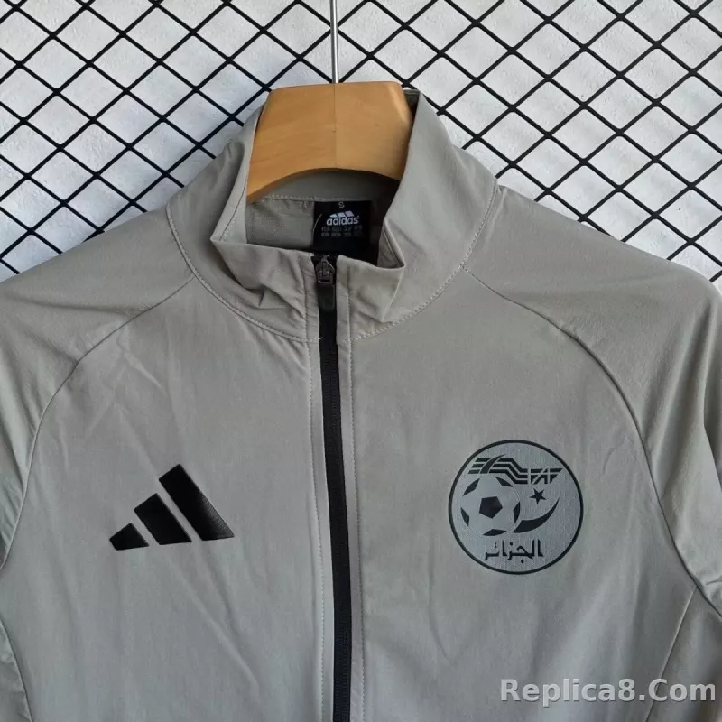 2026 Algeria Windbreaker Jackets Set-Grey - detail
