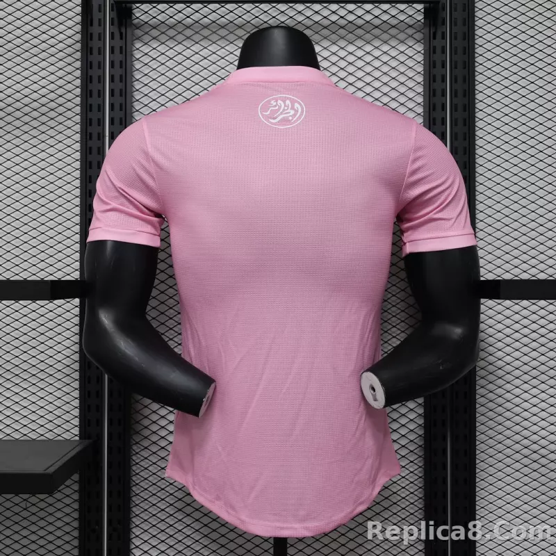2023 Algeria Pink Player Version Cheap Football Kit - detail