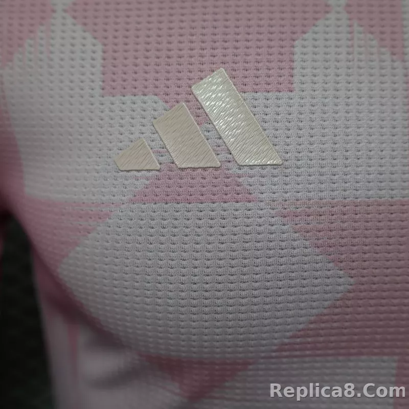 2023 Algeria Pink Player Version Cheap Football Kit - detail