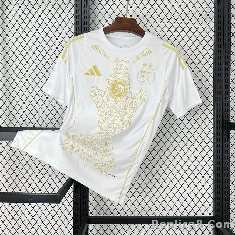 24-25 Algeria White Soccer Jersey Special Edition