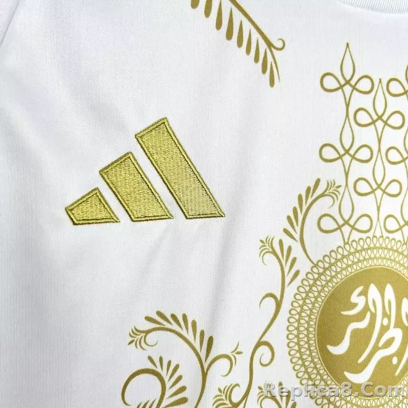 24-25 Algeria White Soccer Jersey Special Edition - detail