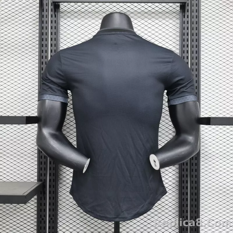 2023 Algeria Black Player Version Cheap Football Kit - detail