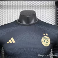 2023 Algeria Black Player Version Cheap Football Kit - view 9