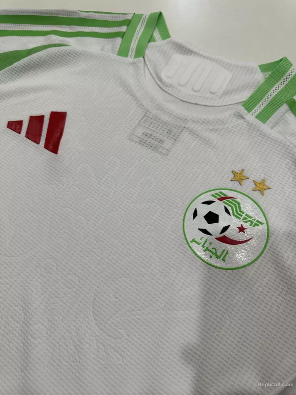 24-25 Algeria Home Soccer Jersey Player Version - detail