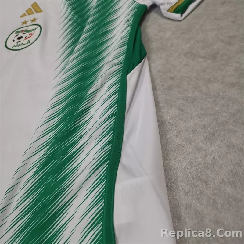 2022 Algeria Home Soccer Jersey Fan Edition - detail
