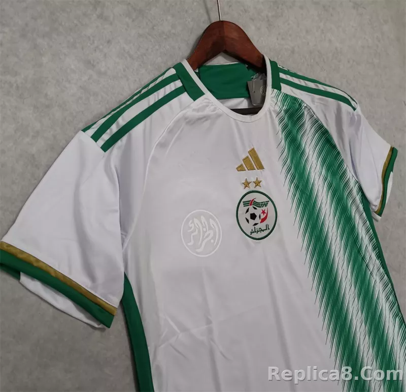 2022 Algeria Home Soccer Jersey Fan Edition - detail