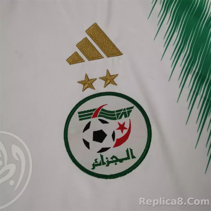 2022 Algeria Home Soccer Jersey Fan Edition - detail