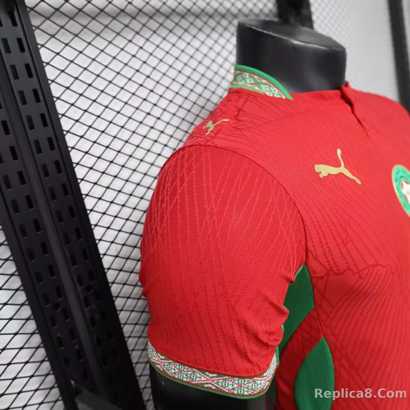 2026 Morocco Home World Cup Soccer Jersey Player Version - detail