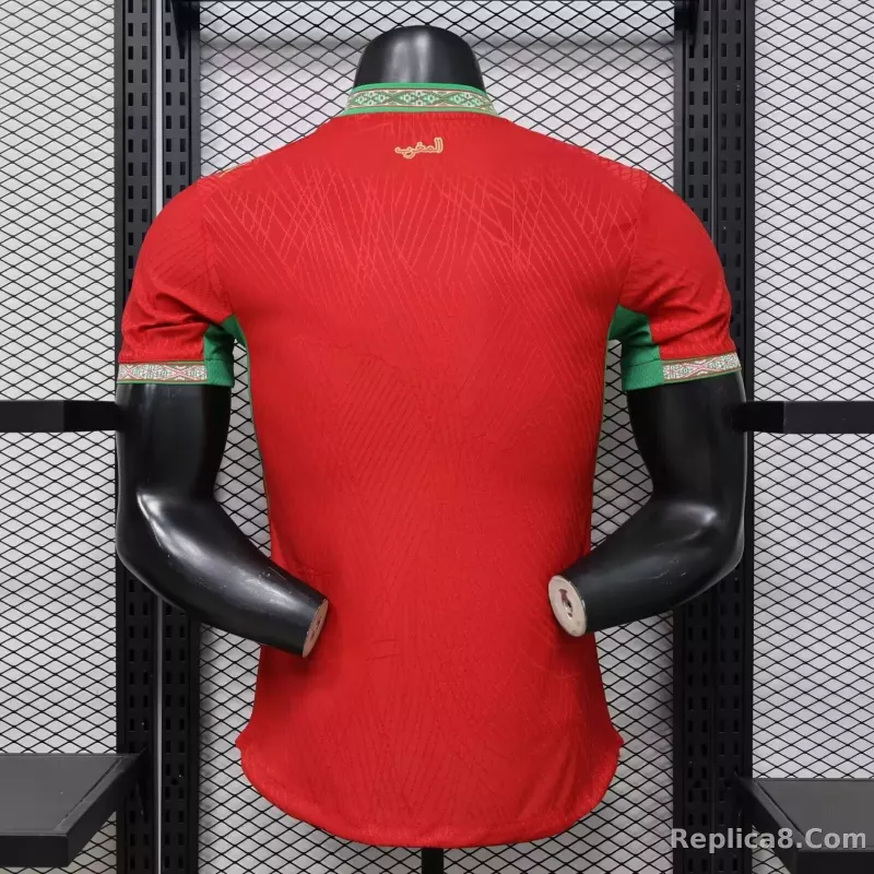 2026 Morocco Home World Cup Soccer Jersey Player Version - detail