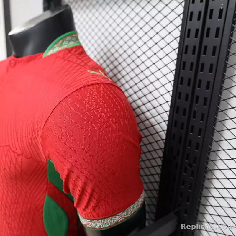 2026 Morocco Home World Cup Soccer Jersey Player Version - detail