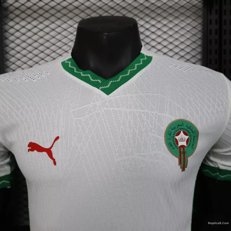 25-26 Morocco Away Soccer Jersey Player Version - detail