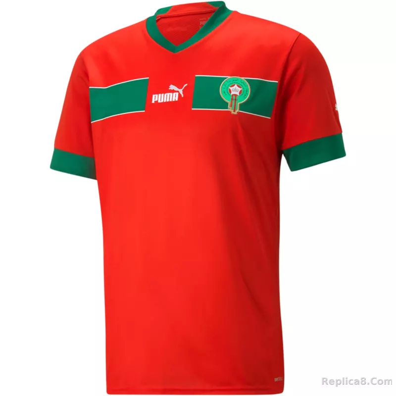 2022 Morocco World Cup Home Jersey Fan Edition