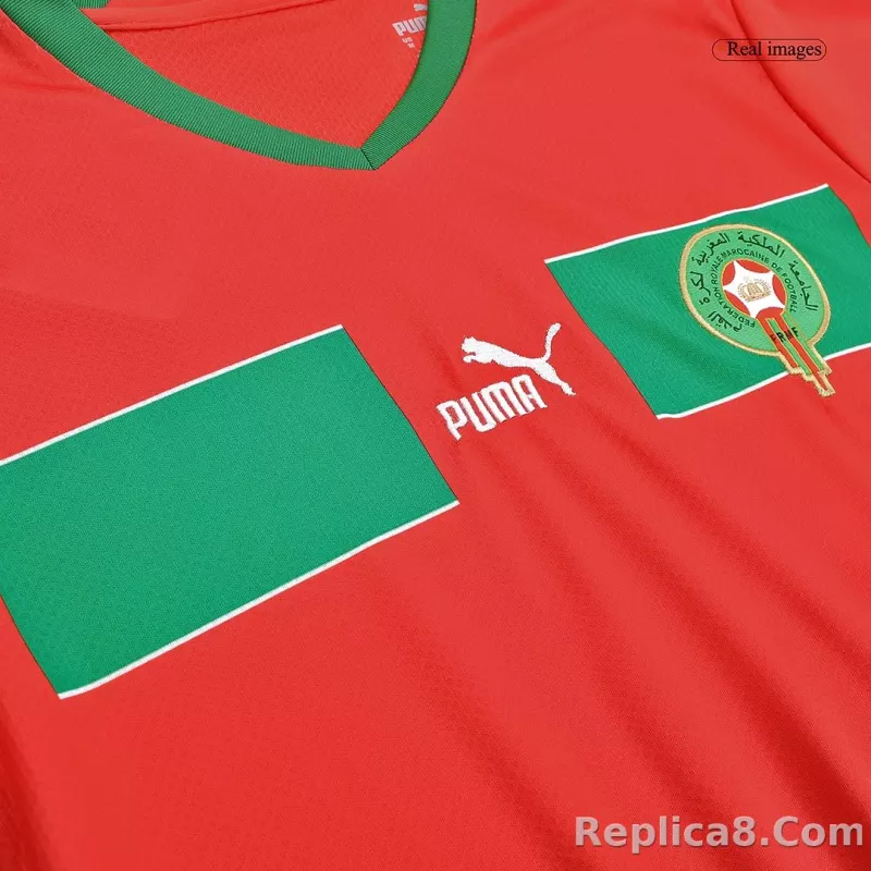 2022 Morocco World Cup Home Jersey Fan Edition - detail