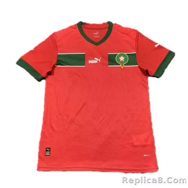 2022 Morocco World Cup Home Jersey Fan Edition - detail