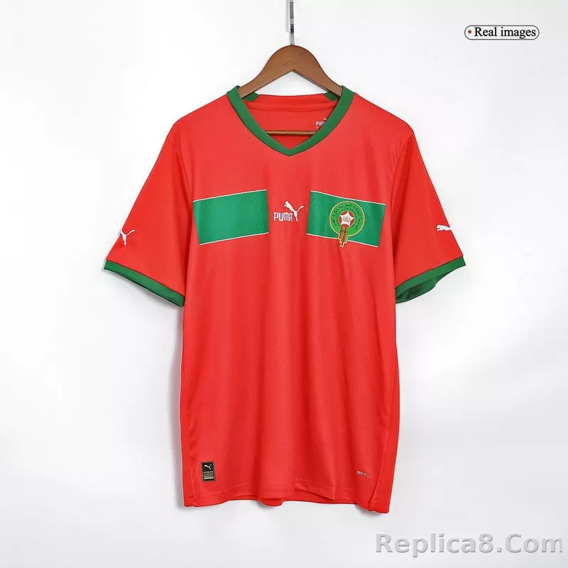 2022 Morocco World Cup Home Jersey Fan Edition - detail