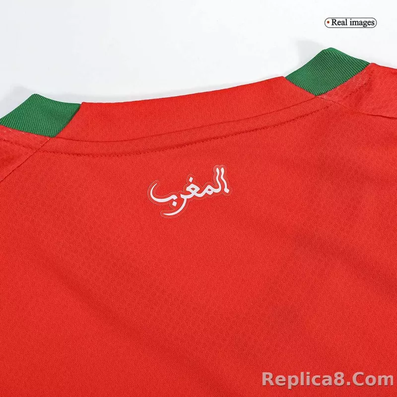 2022 Morocco World Cup Home Jersey Fan Edition - detail