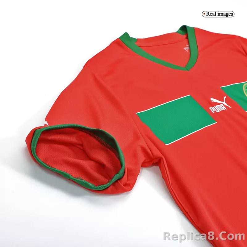 2022 Morocco World Cup Home Jersey Fan Edition - detail