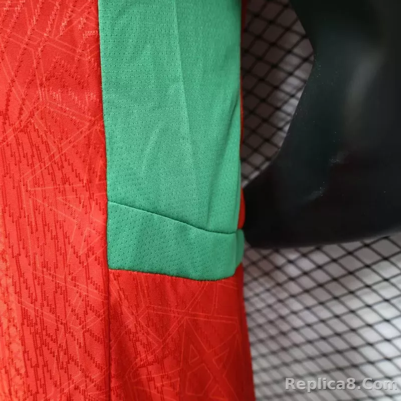 25-26 Morocco Home Soccer Jersey Player Version - detail