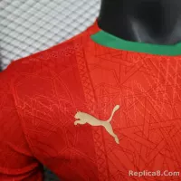 25-26 Morocco Home Soccer Jersey Player Version - view 7