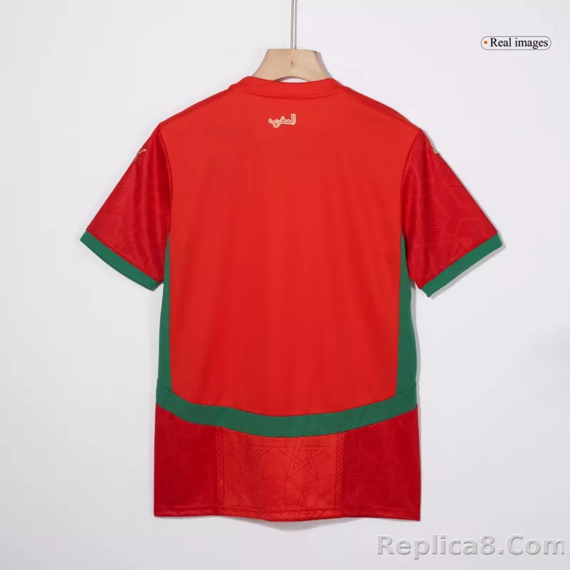 24-25 Morocco Home Soccer Jersey - detail