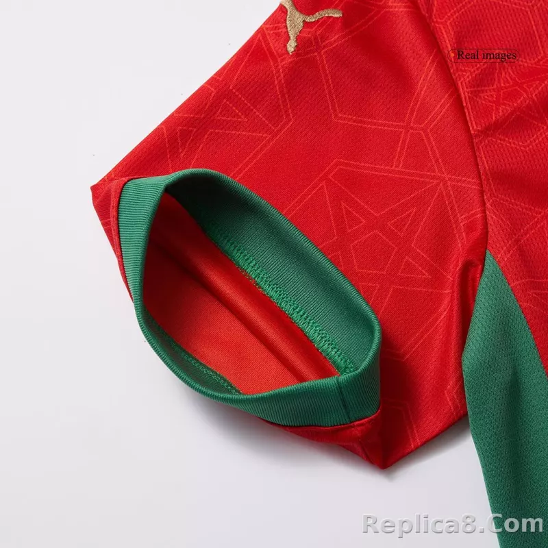 24-25 Morocco Home Soccer Jersey - detail