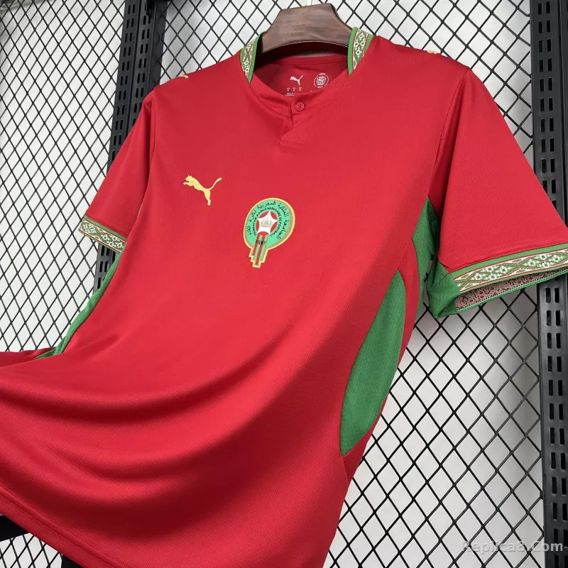 2026 Morocco Home World Cup Soccer Jersey - detail