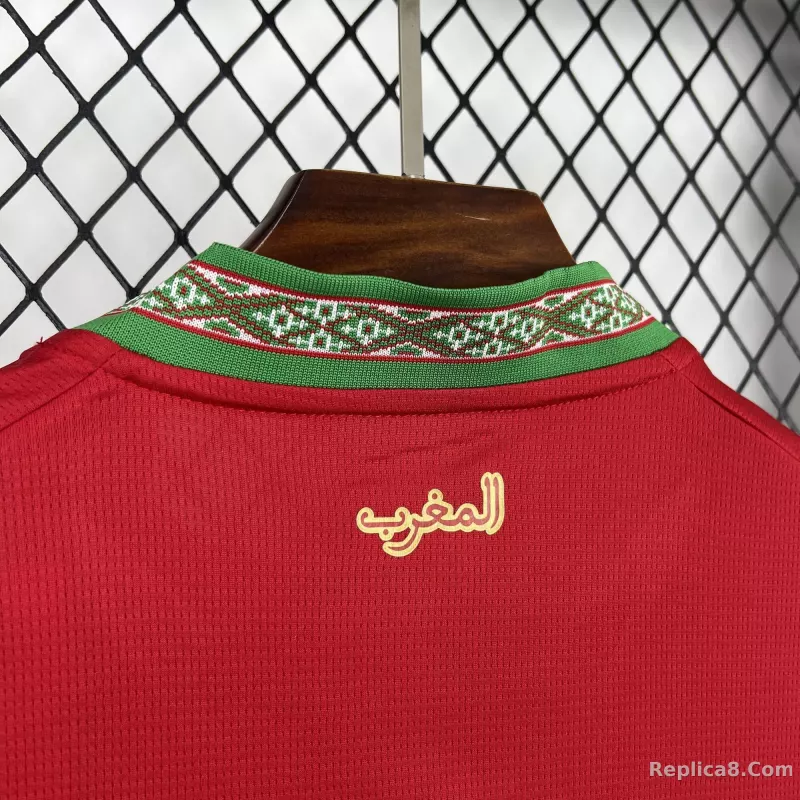 2026 Morocco Home World Cup Soccer Jersey - detail