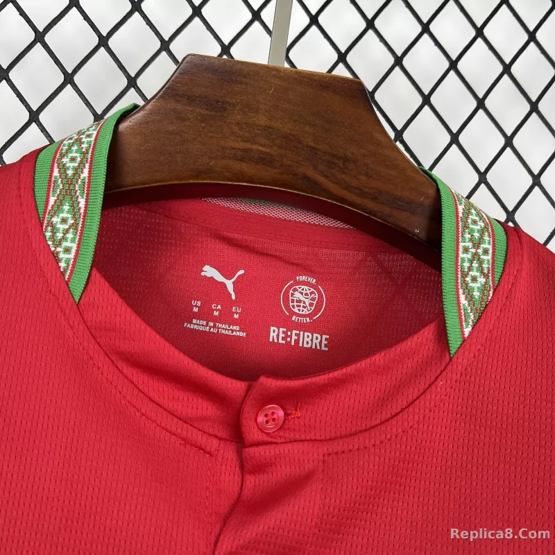 2026 Morocco Home World Cup Soccer Jersey - detail