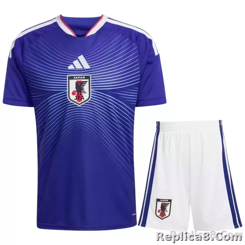 2026 Japan World Cup Home Soccer Kit Jersey+Shorts