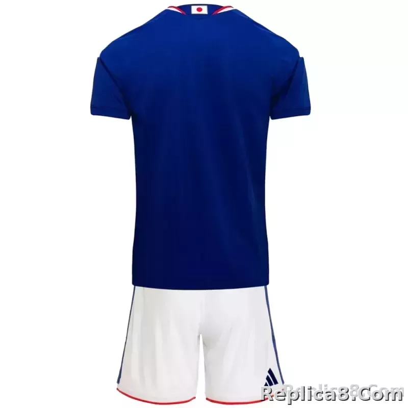 2026 Japan World Cup Home Soccer Kids Kit Jersey+Shorts - detail