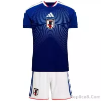 2026 Japan World Cup Home Soccer Kids Kit Jersey+Shorts - view 1