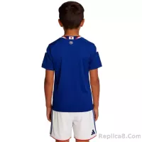 2026 Japan World Cup Home Soccer Kids Kit Jersey+Shorts - view 4