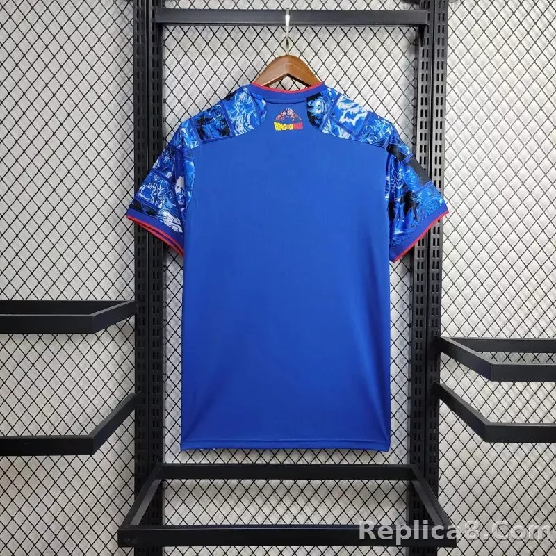 2024 Japan Dragon Ball Goku KIt Special Edition Blue Shirt - detail