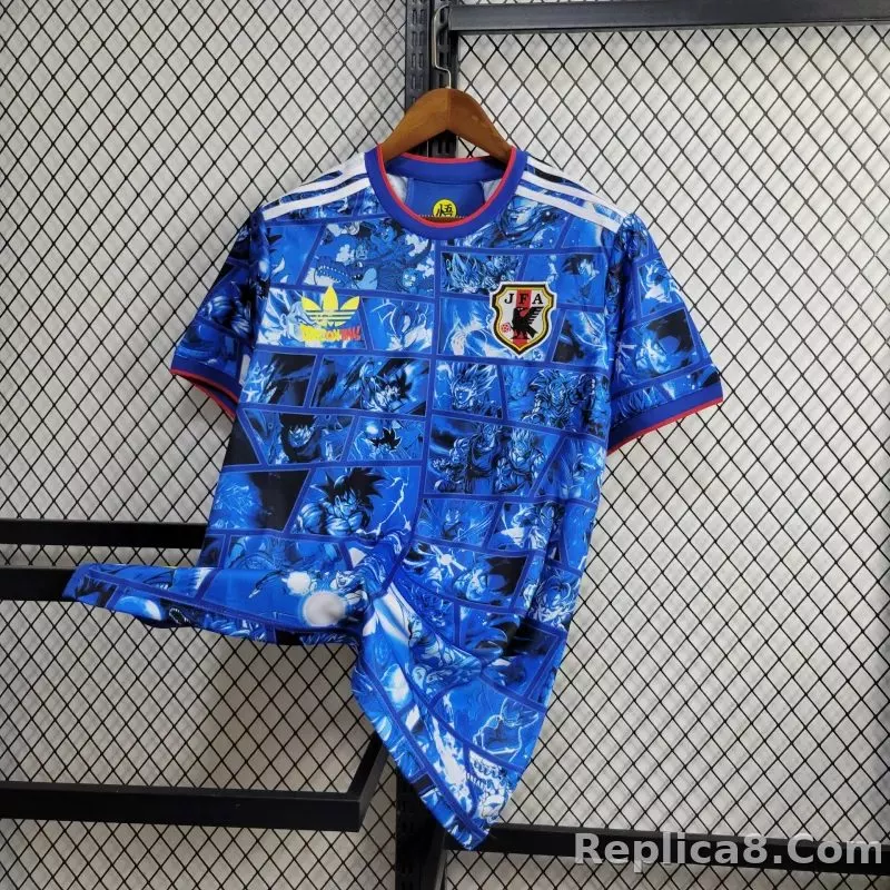 2024 Japan Dragon Ball Goku KIt Special Edition Blue Shirt - detail