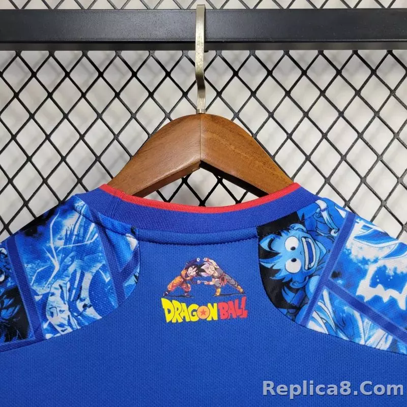 2024 Japan Dragon Ball Goku KIt Special Edition Blue Shirt - detail