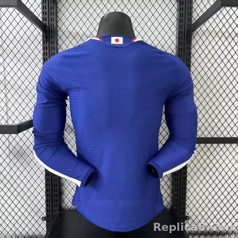 2026 Japan World Cup Home Soccer Jersey Player Edition Long Sleeve - detail