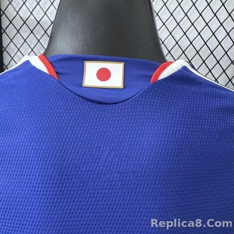 2026 Japan World Cup Home Soccer Jersey Player Edition Long Sleeve - detail