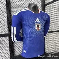 2026 Japan World Cup Home Soccer Jersey Player Edition Long Sleeve - view 4