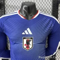 2026 Japan World Cup Home Soccer Jersey Player Edition Long Sleeve - view 8