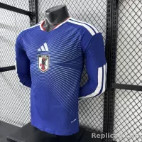 2026 Japan World Cup Home Soccer Jersey Player Edition Long Sleeve - view 11