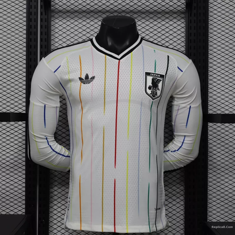 2026 Japan World Cup Away Soccer Jersey Player Edition Long Sleeve