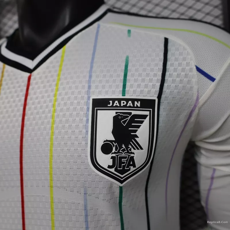2026 Japan World Cup Away Soccer Jersey Player Edition Long Sleeve - detail