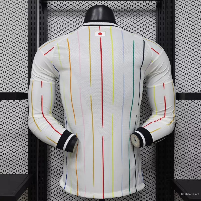 2026 Japan World Cup Away Soccer Jersey Player Edition Long Sleeve - detail