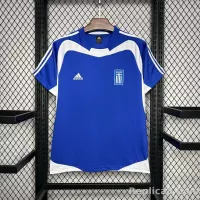 2004 Greece Euro Cup Home Football Retro Jersey - view 1