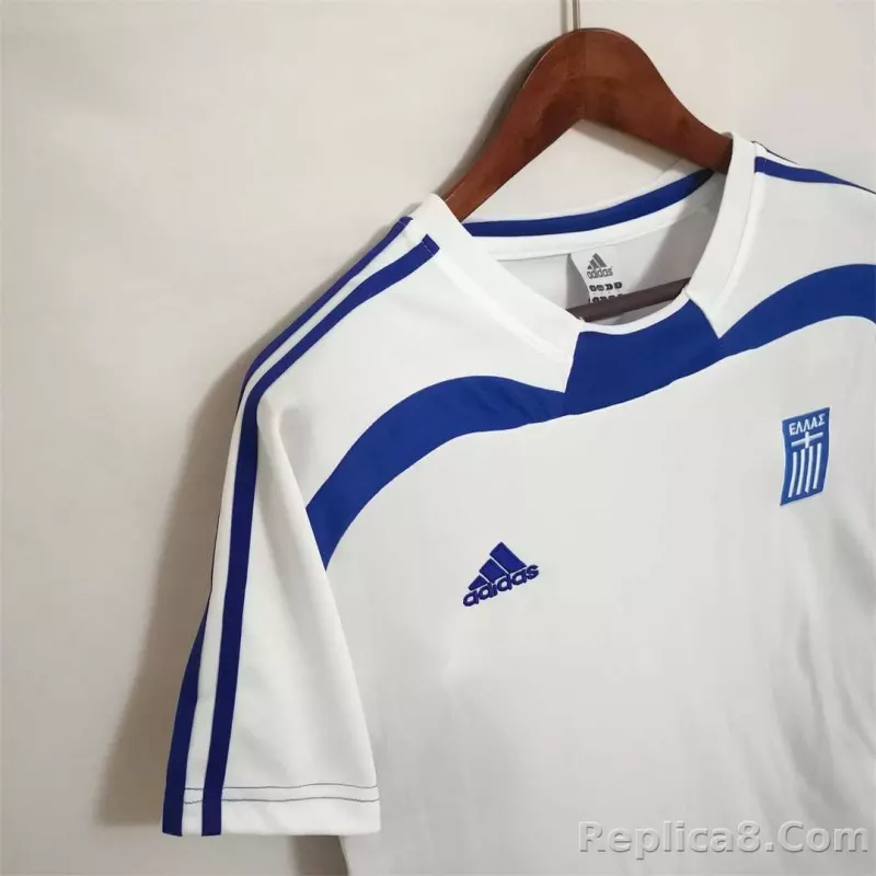 2004 Greece Euro Cup Away Football Retro Jersey - detail