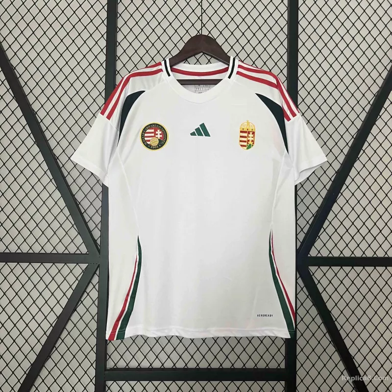 2024 Hungary Euro Cup Away Football Jersey