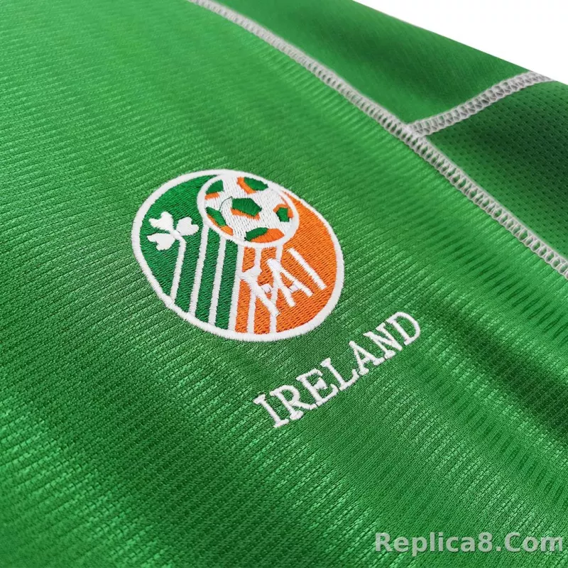 2002 Ireland Home Retro Jersey - detail