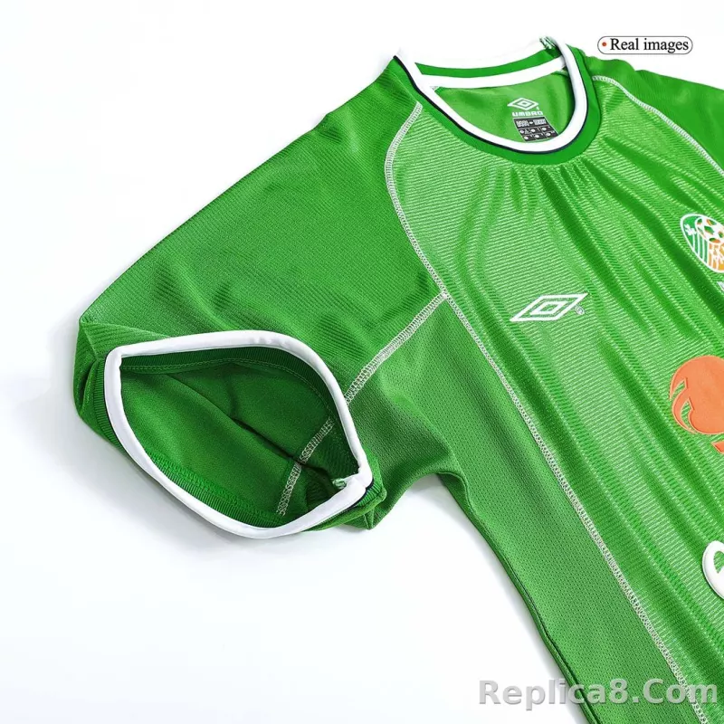 2002 Ireland Home Retro Jersey - detail